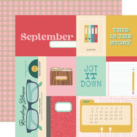 Simple Stories - Noteworthy Collection - 12 x 12 Double Sided Paper - September