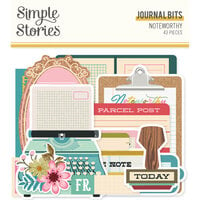 Simple Stories - Noteworthy Collection - Ephemera - Journal Bits And Pieces
