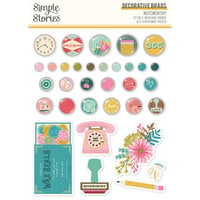 Simple Stories - Noteworthy Collection - Self Adhesive Decorative Brads