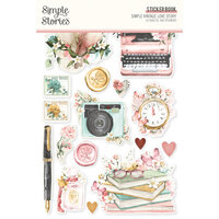 Simple Stories - Simple Vintage Love Story Collection - Sticker Book