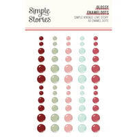 Simple Stories - Simple Vintage Love Story Collection - Glossy Enamel Dots