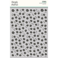 Simple Stories - Fresh Air Collection - Stencil - Spring Blossoms