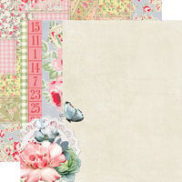 Simple Stories - Simple Vintage Spring Garden Collection - 12 x 12 Double Sided Paper - Let Love Grow