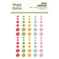 Simple Stories - Simple Vintage Spring Garden Collection - Glossy Enamel Dots