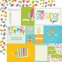 Simple Stories - Birthday Collection - 12 x 12 Double Sided Paper - Elements