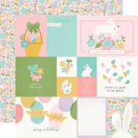 Simple Stories - Hoppy Easter Collection - 12 x 12 Double Sided Paper - Elements