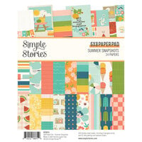 Simple Stories - Summer Snapshots Collection - 6 x 8 Paper Pad