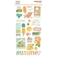 Simple Stories - Summer Snapshots Collection - 6 x 12 Chipboard Stickers