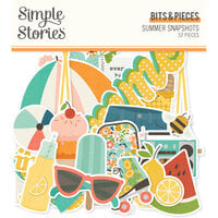 Simple Stories - Summer Snapshots Collection - Ephemera - Bits And Pieces