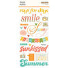 Simple Stories - Summer Snapshots Collection - 6 x 12 Foam Stickers