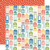 Simple Stories - Pack Your Bags Collection - 12 x 12 Double Sided Paper - Let's Go Everywhere