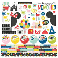 Simple Stories - Say Cheese Magic Collection - 12 x 12 Cardstock Stickers