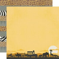 Simple Stories - Say Cheese Wild Collection - 12 x 12 Double Sided Paper - Wild Kingdom