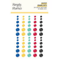 Simple Stories - Say Cheese Tinseltown Collection - Glossy Enamel Dots