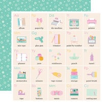 Simple Stories - Crafty Things Collection - 12 x 12 Double Sided Paper - My Stash