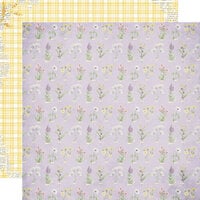 Simple Stories - Simple Vintage Meadow Flowers Collection - 12 x 12 Double Sided Paper - Bloom With Grace