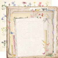 Simple Stories - Simple Vintage Meadow Flowers Collection - 12 x 12 Double Sided Paper - Walk In Nature