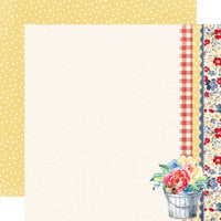 Simple Stories - Simple Vintage Linen Market Collection - 12 x 12 Double Sided Paper - Life Is Sweet