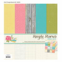 Simple Stories - Vintage Bliss Collection - 12 x 12 Simple Basics Kit