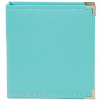 Simple Stories - SNAP Studio Collection - 6 x 8 Faux Leather Album - Teal
