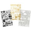 Simple Stories - Say Cheese II Collection - Clear Photo Stickers with Foil Accents