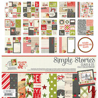 Simple Stories - Claus and Co Collection - Christmas - 12 x 12 Collection Kit