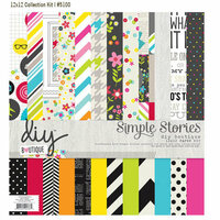 Simple Stories - DIY Collection - 12 x 12 Paper Kit - Boutique