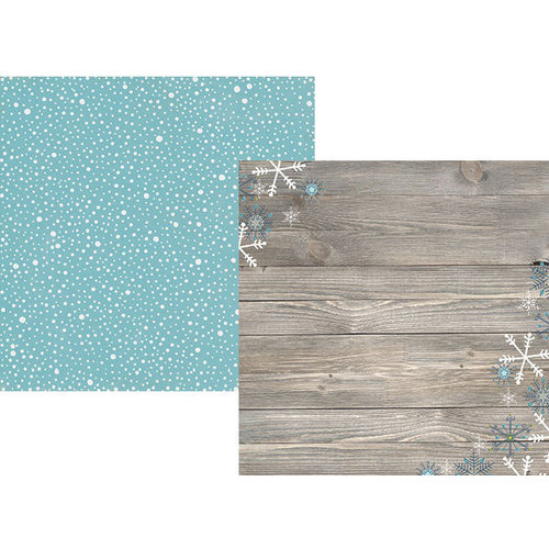 Simple Stories - Snow Fun Collection - Christmas - 12 x 12 Double Sided Paper - Flurries