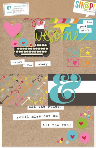 Simple Stories - SNAP Collection - SNAP Pack - Kraft