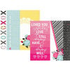 Simple Stories - Love and Adore Collection - 12 x 12 Double Sided Paper - 2 x 12, 4 x 12 and 6 x 12 Elements