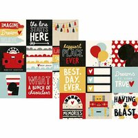 Simple Stories - Say Cheese III Collection - 12 x 12 Double Sided Paper - 4 x 4 Elements