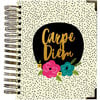 Carpe Diem - Good Vibes Collection - 16 Month Weekly Spiral Planner with Gold Foil Accents - Sept. 2017 to Dec. 2018