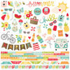 Simple Stories - Summer Days Collection - 12 x 12 Cardstock Stickers - Combo