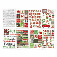 Simple Stories - Very Merry Collection - Christmas - Cardstock Stickers