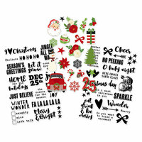 Simple Stories - Very Merry Collection - Christmas - Clear Stickers