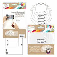 Simple Stories - SNAP Studio Collection - Photo Crops - Circles and Squares - 10 Pack Set