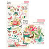 Simple Stories - Simple Vintage Garden District Collection - Bits and Pieces Ephemera and Chipboard Stickers Bundle
