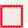 Nikki Sivils - School is Cool Collection - 12 x 12 Double Sided Paper - Hooray for School