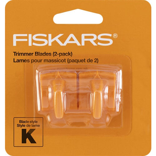 Fiskars Paper Trimmer Replacement Blades 2/Pkg-Straight, Style G -  078484095966