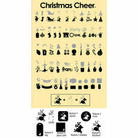 Provo Craft - Cricut Personal Electronic Cutting System - Christmas Cheer - Shapes Cartridge, CLEARANCE