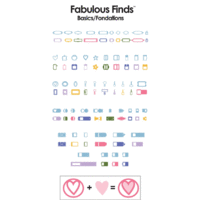 Provo Craft - Cricut Personal Electronic Cutting System - Fabulous Finds - Shapes Cartridge