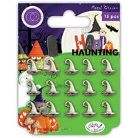 Craft Consortium - Happy Haunting Collection - Metal Charms - Witch Hat