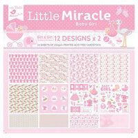 Little Birdie Crafts - 6 x 6 Paper Pack - Baby Girl