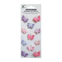 Little Birdie Crafts - Self Adhesive Embellishments - Pearl Butterflies Fairy Sparkle