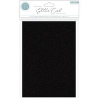 Craft Consortium - The Essential Glitter Card - Non Shedding A4 Glitter Card - Black
