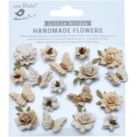 Little Birdie Crafts - Cloria Paper Flowers - Ivory Pearl