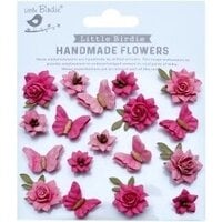 Little Birdie Crafts - Cloria Paper Flowers - Rosy Note