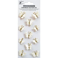 Little Birdie Crafts - Self Adhesive Embellishments - Pearl Butterflies Amor Mio