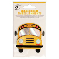 Little Birdie Crafts - Self Adhesive Embellishments - School Bus