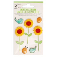 Little Birdie Crafts - Self Adhesive Embellishments - Sunflower Meadow